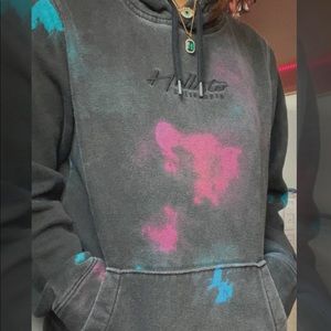 tie dye holister hoodie